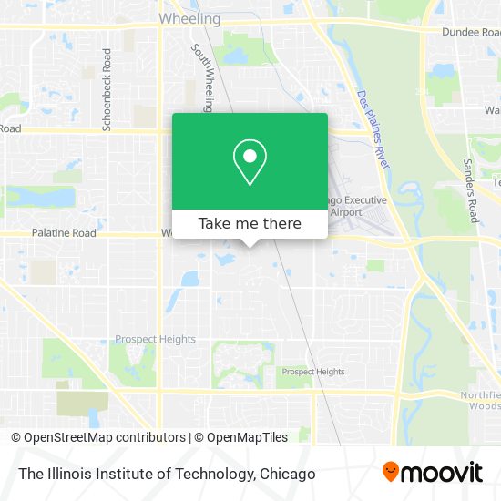 Mapa de The Illinois Institute of Technology