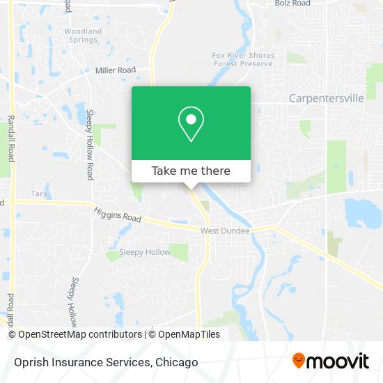 Oprish Insurance Services map