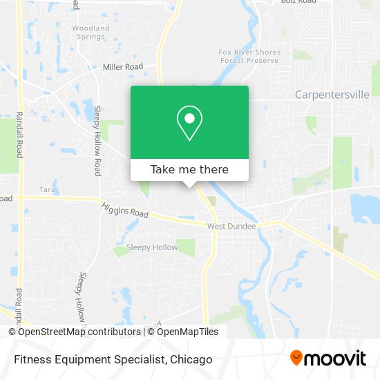 Mapa de Fitness Equipment Specialist