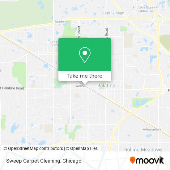 Mapa de Sweep Carpet Cleaning