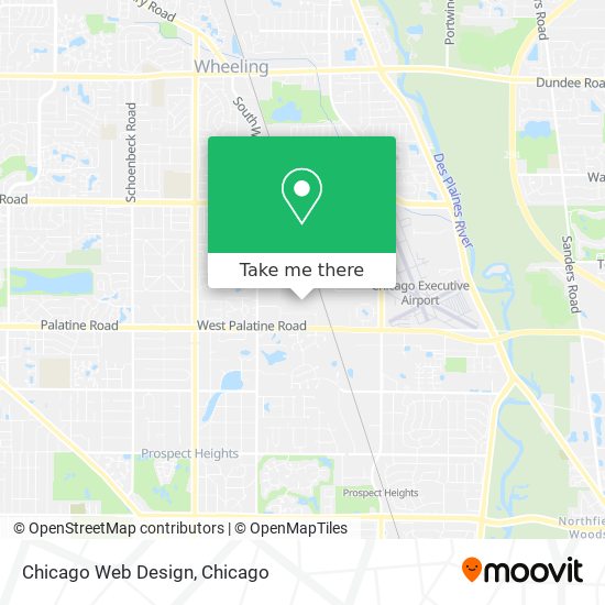 Chicago Web Design map