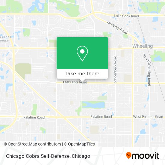 Chicago Cobra Self-Defense map