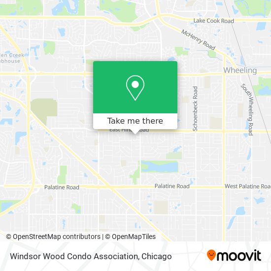 Windsor Wood Condo Association map