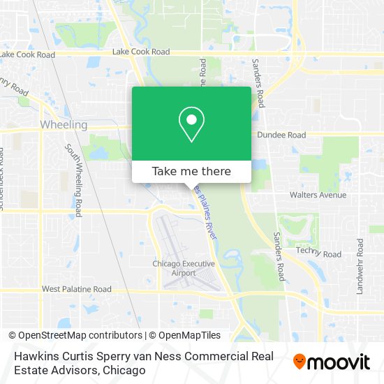 Hawkins Curtis Sperry van Ness Commercial Real Estate Advisors map