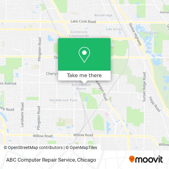 ABC Computer Repair Service map