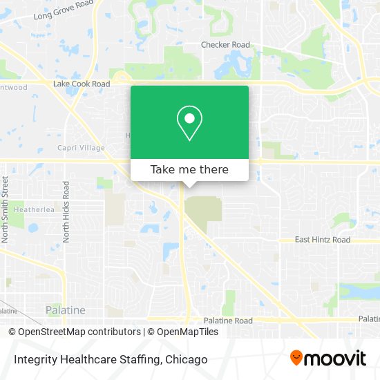 Integrity Healthcare Staffing map
