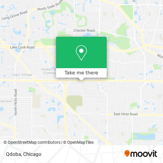 Qdoba map