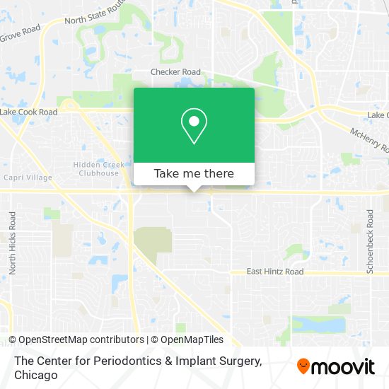 Mapa de The Center for Periodontics & Implant Surgery