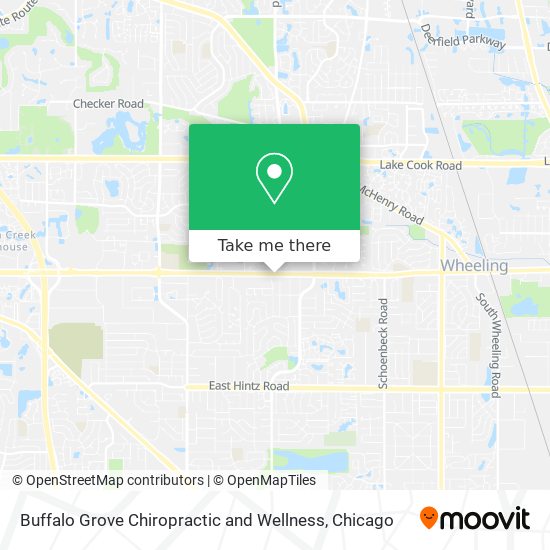 Mapa de Buffalo Grove Chiropractic and Wellness