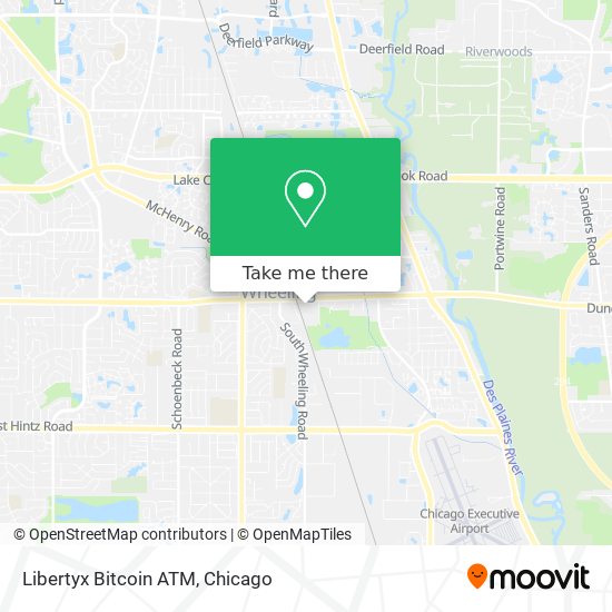 Mapa de Libertyx Bitcoin ATM