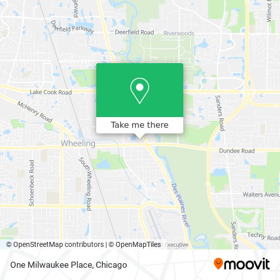 One Milwaukee Place map