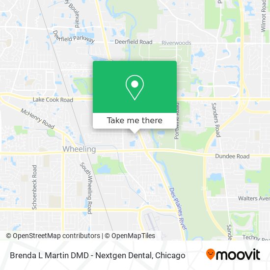 Brenda L Martin DMD - Nextgen Dental map