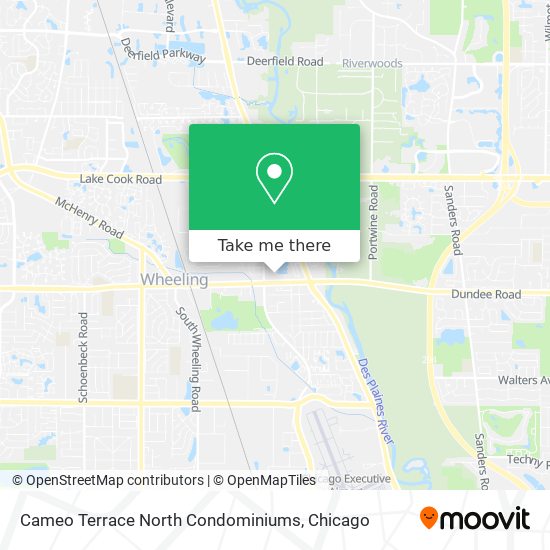 Mapa de Cameo Terrace North Condominiums