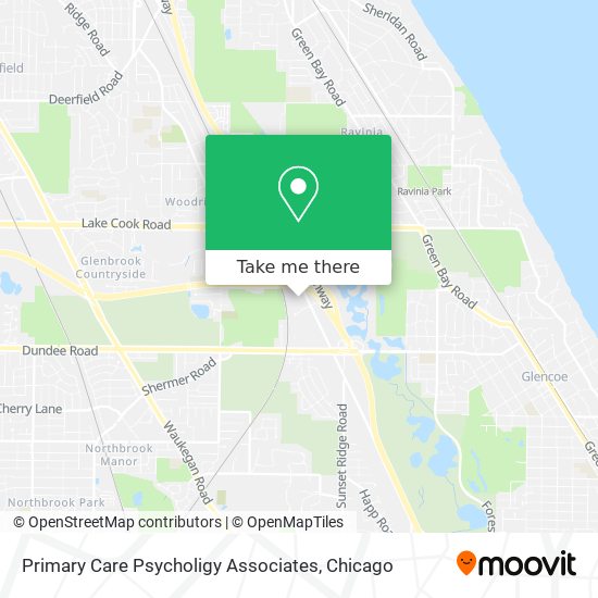 Primary Care Psycholigy Associates map