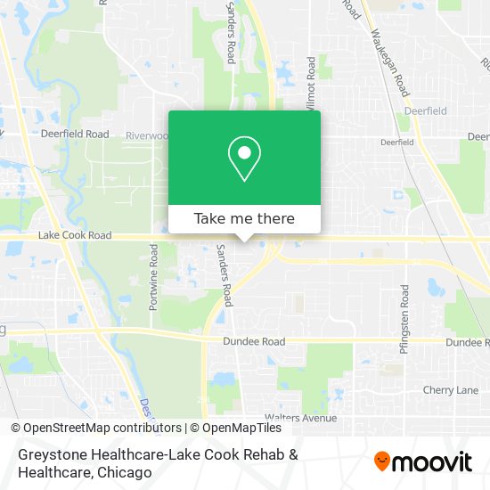 Greystone Healthcare-Lake Cook Rehab & Healthcare map