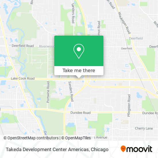 Takeda Development Center Americas map