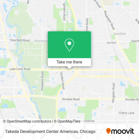 Takeda Development Center Americas map