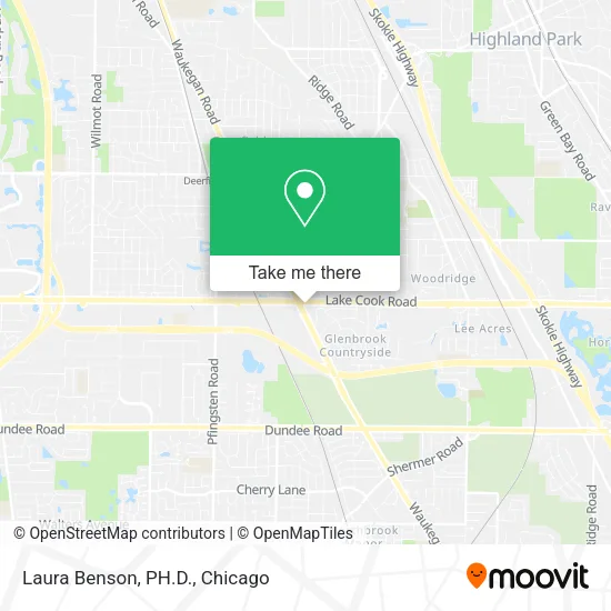 Laura Benson, PH.D. map