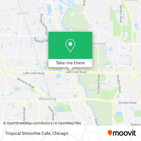 Tropical Smoothie Cafe map