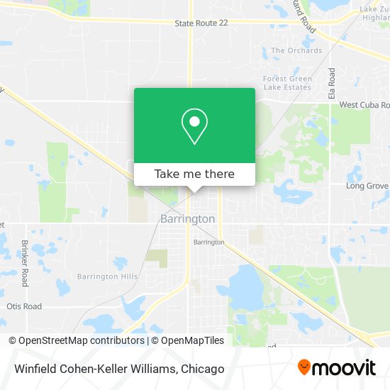 Winfield Cohen-Keller Williams map