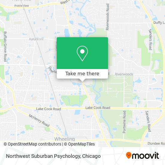 Mapa de Northwest Suburban Psychology