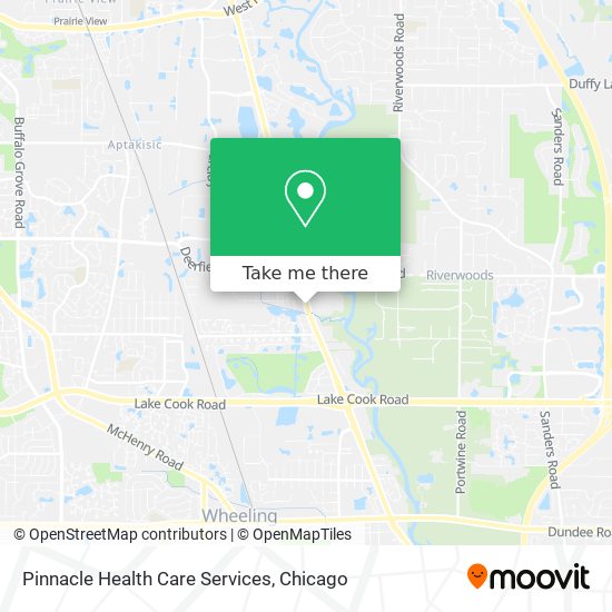 Pinnacle Health Care Services map