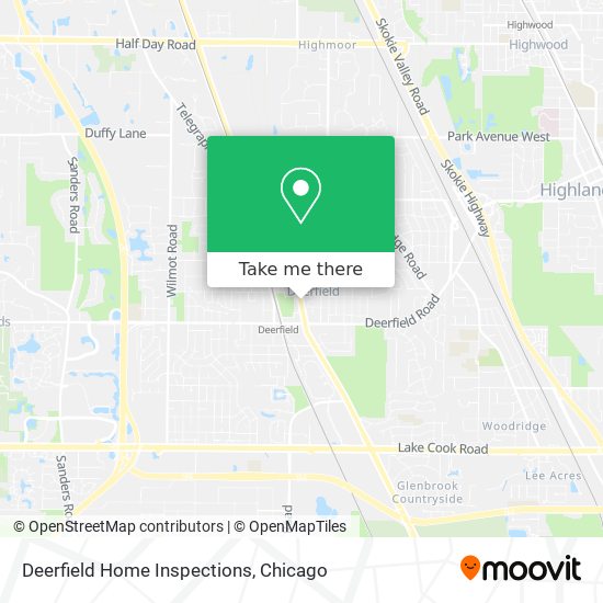 Mapa de Deerfield Home Inspections