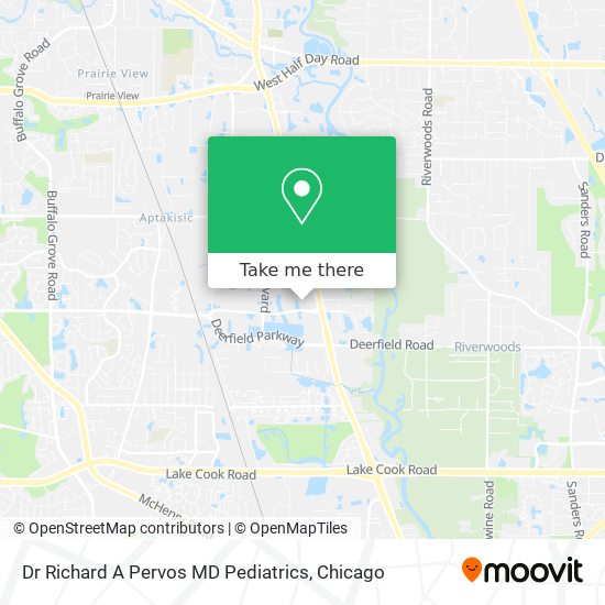 Dr Richard A Pervos MD Pediatrics map