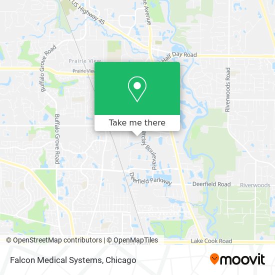 Mapa de Falcon Medical Systems