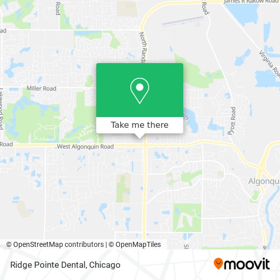 Mapa de Ridge Pointe Dental