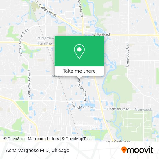 Asha Varghese M.D. map