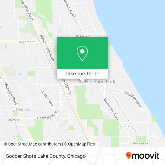 Mapa de Soccer Shots Lake County