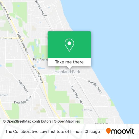 Mapa de The Collaborative Law Institute of Illinois