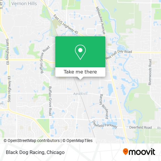 Black Dog Racing map