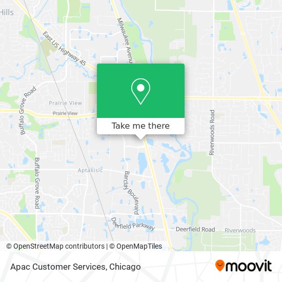 Mapa de Apac Customer Services