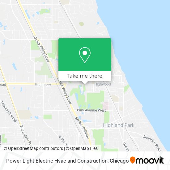 Power Light Electric Hvac and Construction map