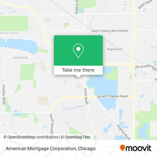 American Mortgage Corporation map