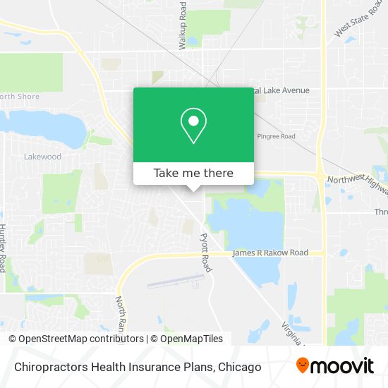 Chiropractors Health Insurance Plans map