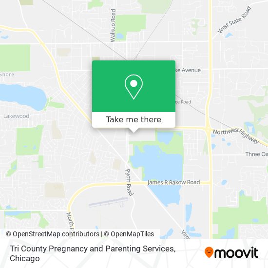 Tri County Pregnancy and Parenting Services map