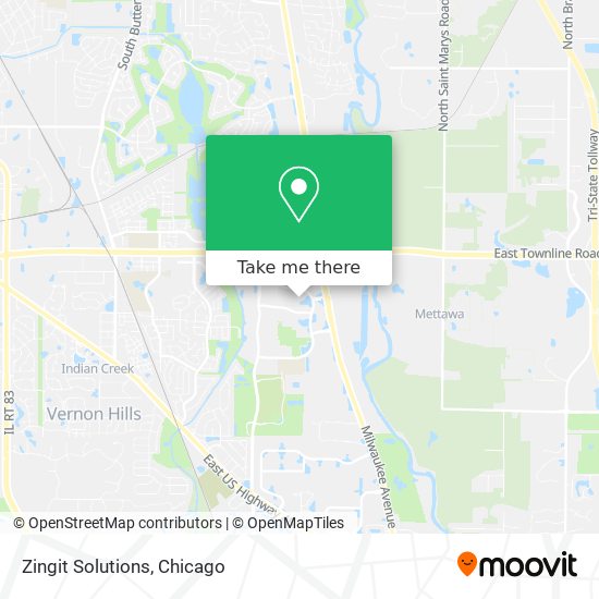 Zingit Solutions map