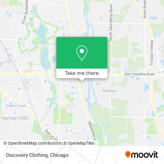 Discovery Clothing map