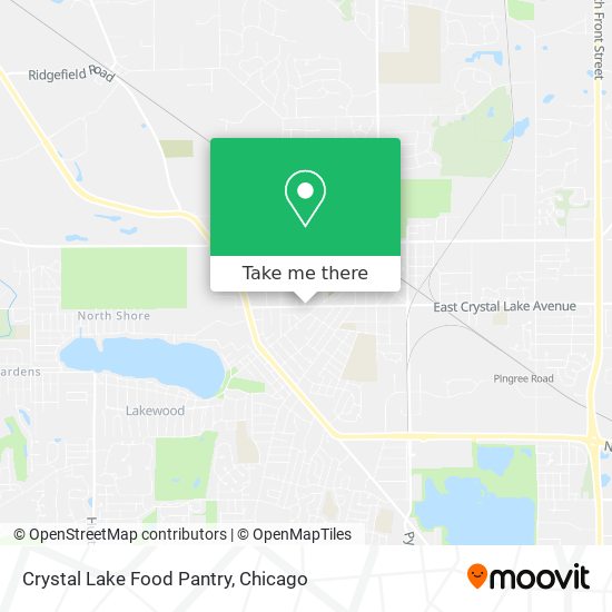 Crystal Lake Food Pantry map