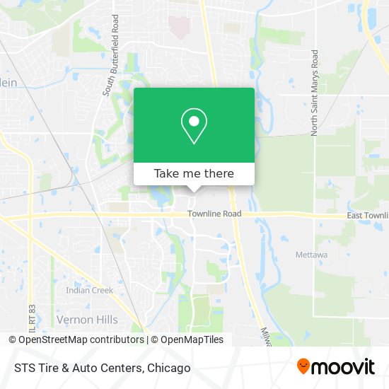 STS Tire & Auto Centers map