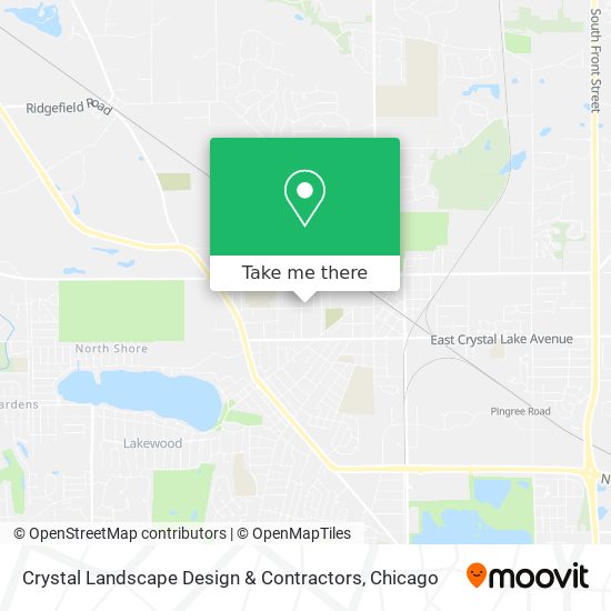 Crystal Landscape Design & Contractors map