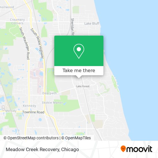 Meadow Creek Recovery map