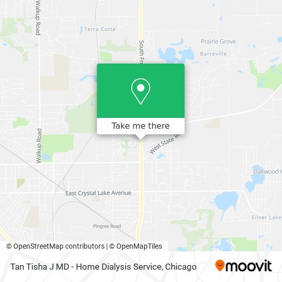 Mapa de Tan Tisha J MD - Home Dialysis Service