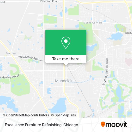 Excellence Furniture Refinishing map