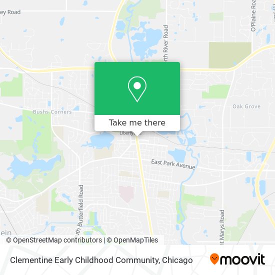 Clementine Early Childhood Community map