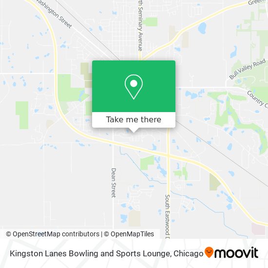 Mapa de Kingston Lanes Bowling and Sports Lounge