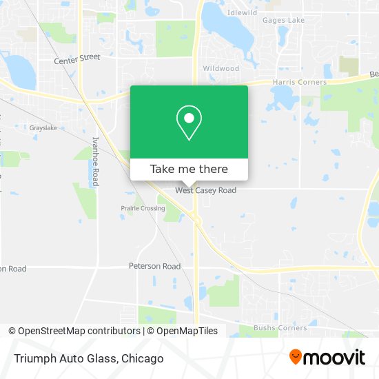 Triumph Auto Glass map
